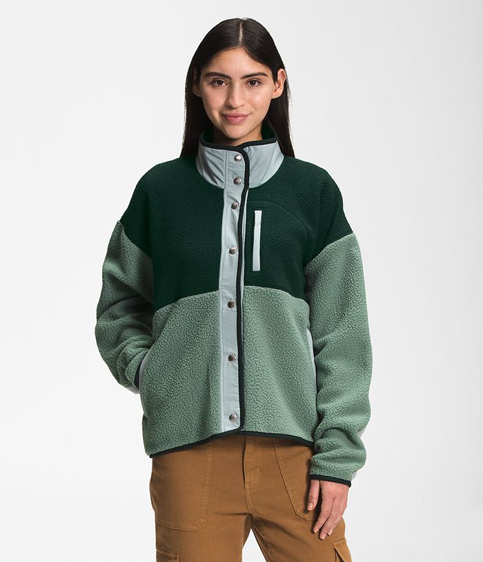 Chaqueta Softshell The North Face Mujer Cragmont Fleece - Colombia HMGPEO319 - Verde Oliva Verde